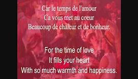 Le Temps de l'Amour - Françoise Hardy (lyrics and translation)