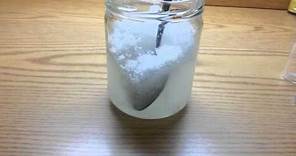 Sodium Polyacrylate and Water