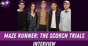 Maze Runner Scorch Trials Cast Interview | Dylan O'Brien, Kaya Scodelario, Thomas Brodie-Sangster
