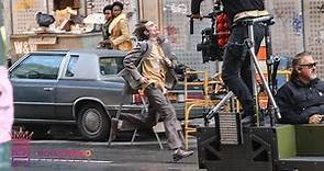 Joaquin Phoenix filming The JOKER 2 in Los Angeles