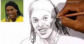 Draw of Sketches Ronaldinho / Ronaldinho The Most Skillful Player Brazil