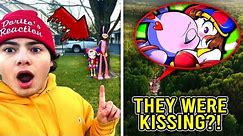 DRONE CATCHES POMNI & JAX KISSING IN REAL LIFE!! (AMAZING DIGITAL CIRCUS LOVE STORY)