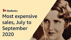 AbeBooks' Most Expensive Sales, July to September 2020