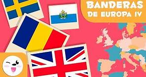 Las banderas de Europa IV - Geografía para niños