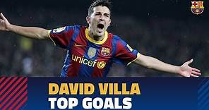 David Villa's TOP 5 goals with Barça