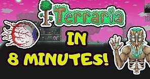 ALL OF TERRARIA IN 8 MINS! Terraria Progression Guide! Step by Step Guide for Beginners 2020!