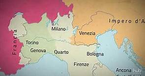 Carta animata - La formazione del Regno d'Italia