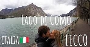 Conoce Lecco en el lago di Como Italia, lago y montañas 4K