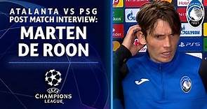 Marten De Roon | UCL Quarterfinal Post Match Interview | UCL on CBS Sports
