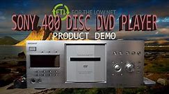 Sony 400 Disc DVD CD Player and Changer ES SERIES Silver EASILY ACCESS AND STORE UPTO 400 DISCS