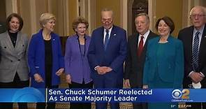 Sen. Chuck Schumer re-elected as Senate Majority Leader