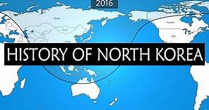 North Korea - 70 years of history on a Map