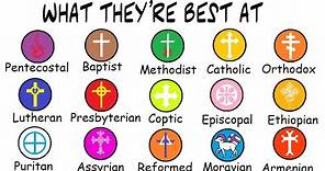 The best thing about each Christian denomination