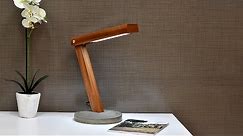 Diy LED Desk Lamp With Concrete Base