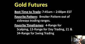 Gold Futures Contract Specifications; tick value, margin requirements, round term commissions