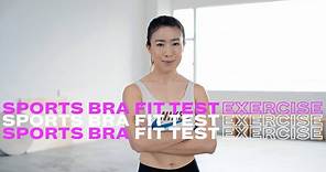 SPORTS BRA FIT TEST EXERCISE