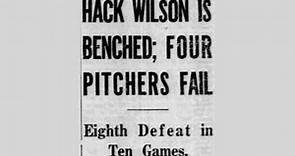 What Happened to Hack Wilson's RBI Total?