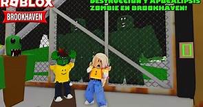 Samantita Y Gutttito Enfrentan El Apocalipsis Zombie Y La Destrucción De Brookhaven Roleplay!😵😮