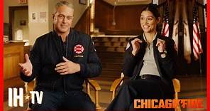 Taylor Kinney & Miranda Rae Mayo Interview - Chicago Fire (2024)