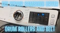 DIY Fix Your Samsung Dryer - Drum Roller Wheels, Belt, & Idler Pulley Replacement