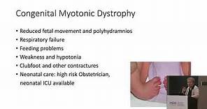 Congenital and Childhood Myotonic Dystrophy