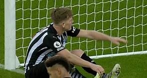 Newcastle's Matt Ritchie scores own goal after ball hits him in face