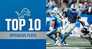 Top 10 Offensive Plays - 2022 Season | Detroit Lions