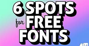 Where to Find Free Commercial Use Fonts