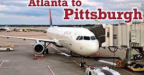 Full Flight: Delta Air Lines A321 Atlanta to Pittsburgh (ATL-PIT)