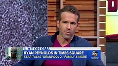 Ryan Reynolds opens up about 'Deadpool 2' live on 'GMA'