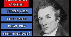 The American Crisis. By Thomas Paine. 19 December 1776.