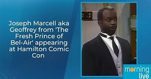 Joseph Marcell aka Geoffrey from 'The Fresh Prince of Bel-Air' appearing at Hamilton Comic Con