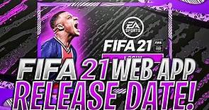 FIFA 21 WEB APP RELEASE DATE!