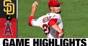 Heaney throws 7 shutout innings in 2-0 win | Padres-Angels Game Highlights 9/3/20