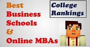 Best MBA programs, Online MBA rankings, Top MBA programs, Top online MBA programs