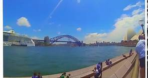 Sydney Harbour Bridge, Port Jackson Bay and Opera House