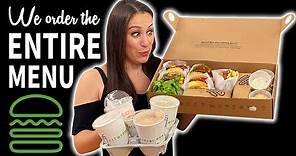 We Eat THE ENTIRE Shake Shack MENU