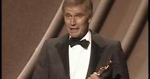 Charlton Heston and Walter Mirisch: 1983 Oscars