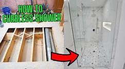 How to Create a Curbless Shower (Barrier Free Bathroom / Walk in Shower)
