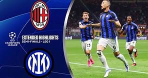 AC Milan vs. Inter: Extended Highlights | UCL Semi-Finals - Leg 1 | CBS Sports Golazo