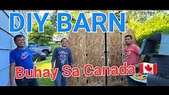 HOW TO BUILD A SIMPLE, INEXPENSIVE, OUTDOOR SHED|| BUHAY SA CANADA|| DIY STORAGE SHED