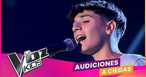 Mauricio Pereyra canta "La vida es una moneda" | Audiciones a ciegas | La Voz Kids Uruguay 2023