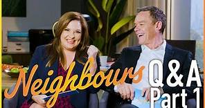 Neighbours Q&A - Rebekah Elmaloglou (Terese Willis) & Stefan Dennis (Paul Robinson) - Part 1