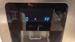 How to take a Samsung Side By Side Refrigerator out of DEMO (cooling off) mode