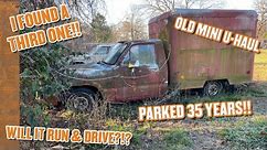 Old mini U-HAUL box truck. WILL IT RUN after sitting 35 years?