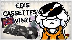 CDs, Cassettes And Vinyl