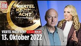 🔴 Viertel nach Acht – 13. Oktober 2022 | u.a. mit Nena Schink und Gerhard Schindler
