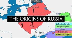 The origins of Russia - Summary on a Map