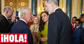 Los Reyes Felipe y Letizia acompañan en Londres a Carlos III en la recepción previa a la coronación