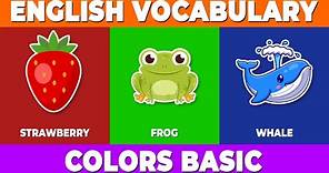 Primary Colors: Exploring the Basics of Color in English